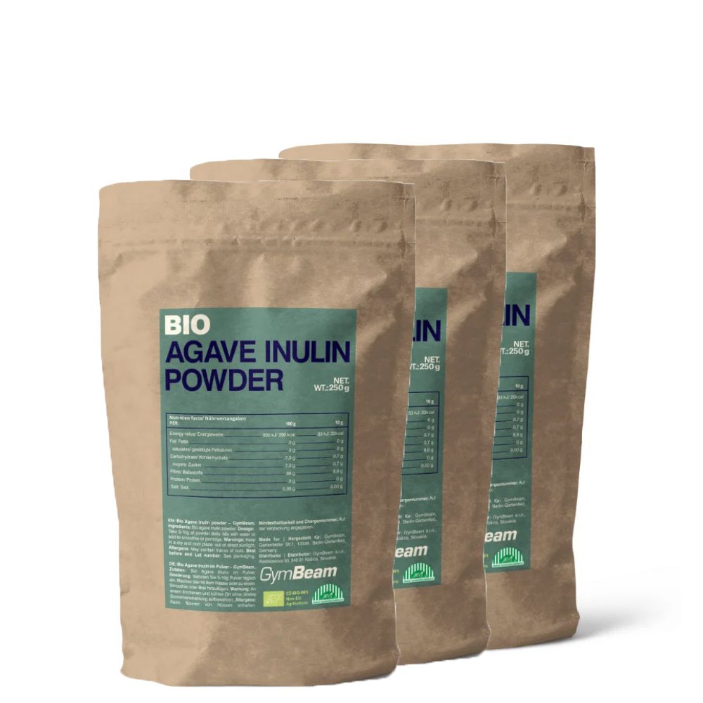 GYMBEAM - BIO AGAVÉ INULINPOR - 3 X 250 G