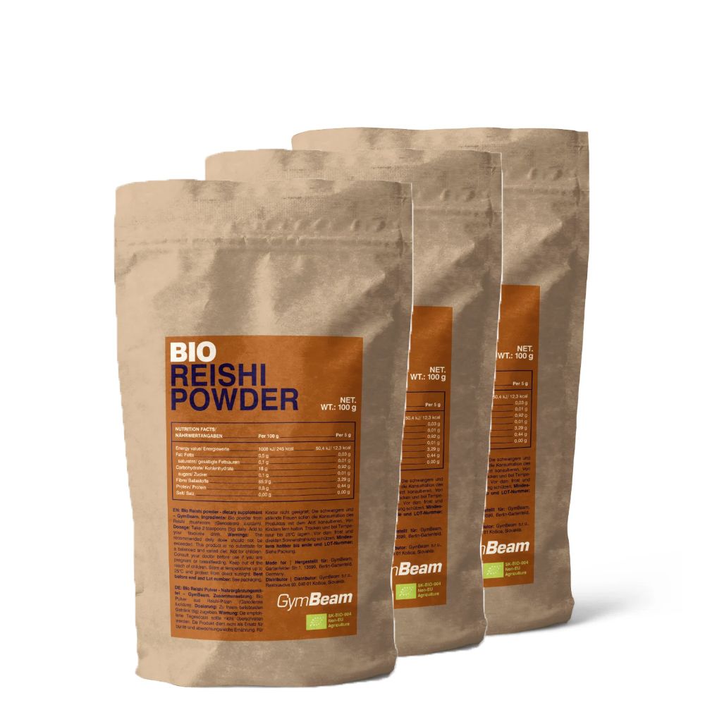 GYMBEAM - BIO REISHI POR - 3 X 100 G