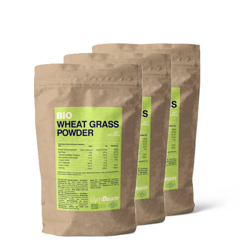 GYMBEAM - BIO BÚZAFŰ POR - 3 X 200 G