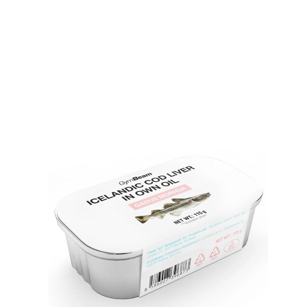 GYMBEAM - IZLANDI TŐKEHALMÁJ SAJÁT OLAJBAN - 115 G