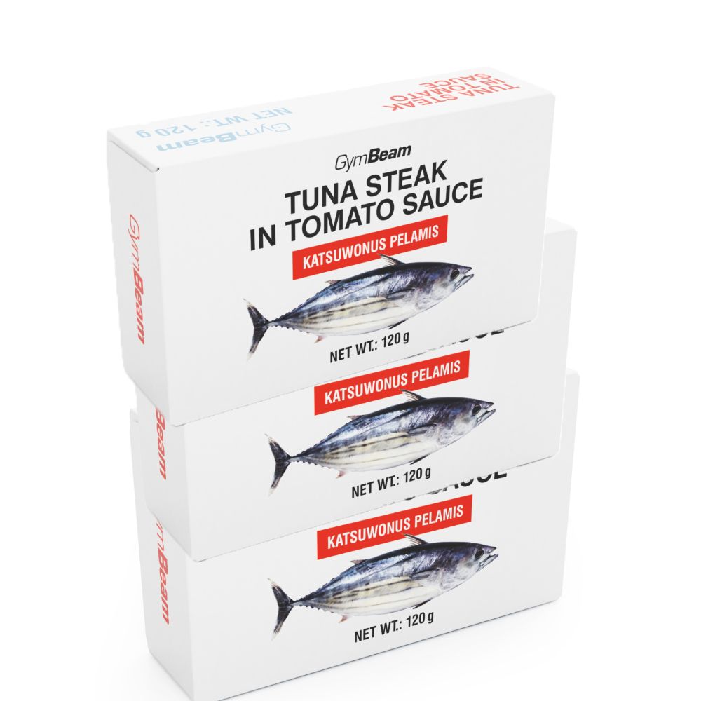 GYMBEAM - TONHAL STEAK PARADICSOMSZÓSZBAN - 3 X 120 G