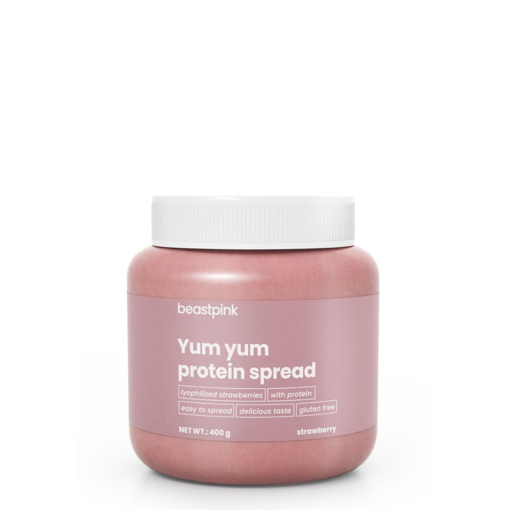 BEAST PINK - YUM YUM FEHÉRJÉS KRÉM - EPER ÍZ - 400 G