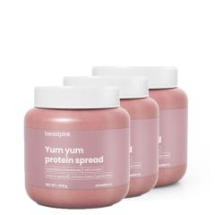 BEAST PINK - YUM YUM FEHÉRJÉS KRÉM - EPER ÍZ - 3 X 400 G