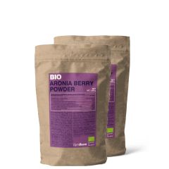 GYMBEAM - BIO FEKETE BERKENYE - ARÓNIA POR - 2 X 200 G