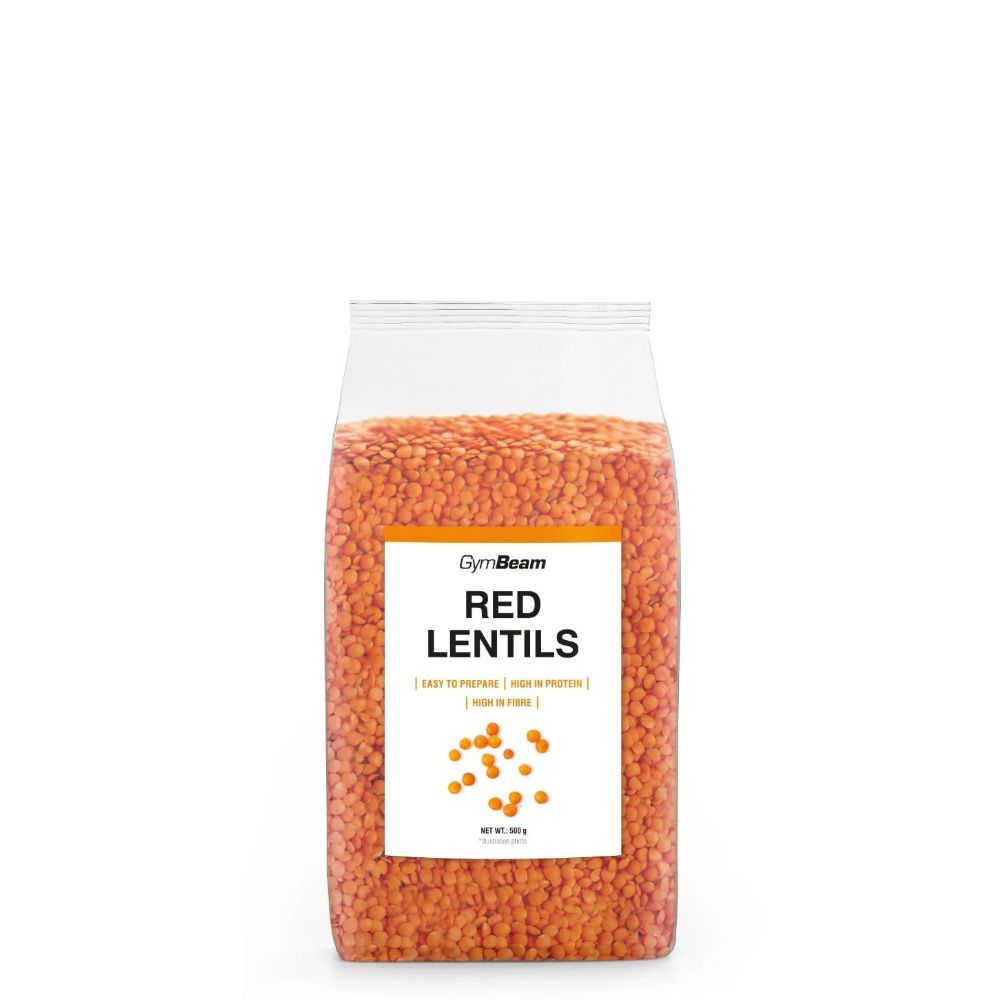 GYMBEAM - VÖRÖS LENCSE - 500 G