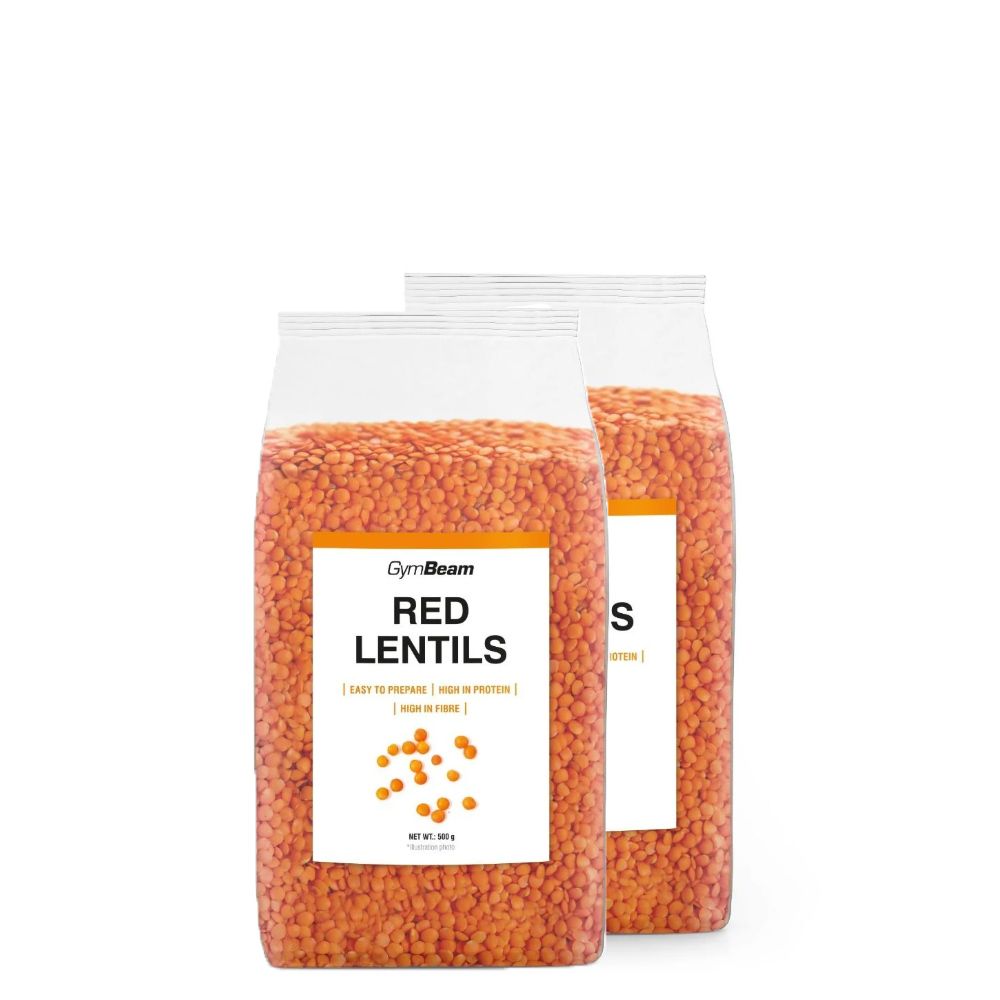 GYMBEAM - VÖRÖS LENCSE - 2 X 500 G