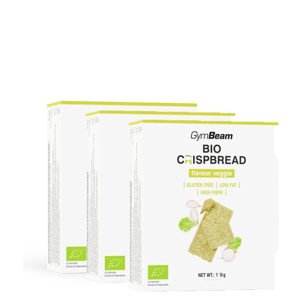 GYMBEAM - BIO ROPOGÓS KENYÉR - VEGGIE - 3 X 100 G