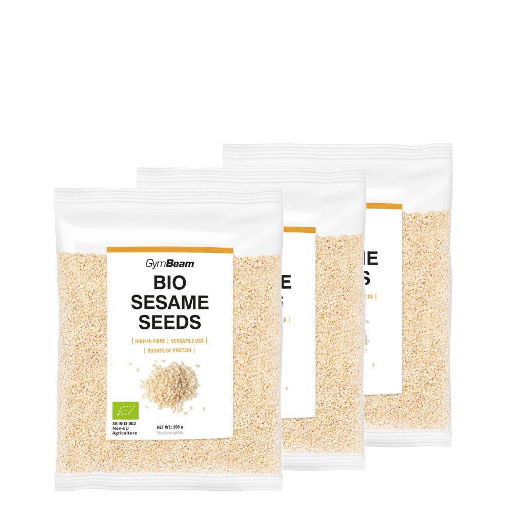 GYMBEAM - BIO HÁNTOLT SZEZÁMMAG - 3 X 200 G