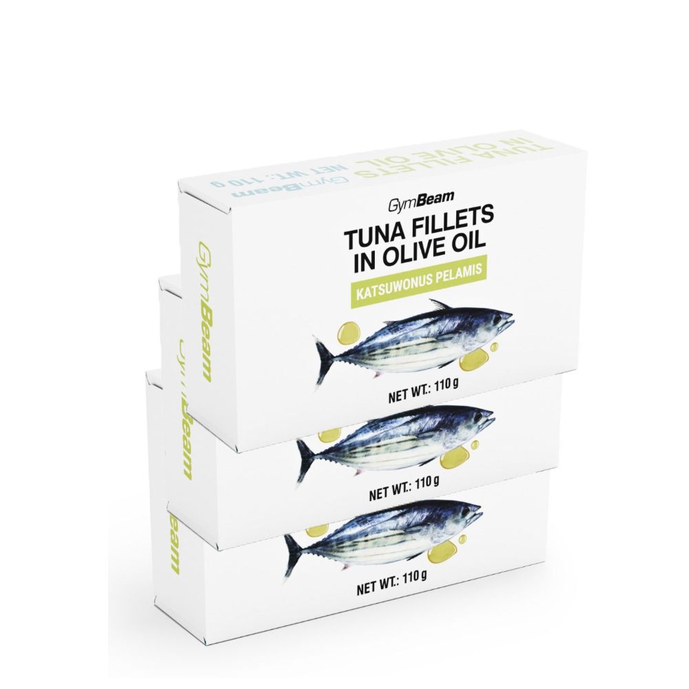 GYMBEAM - TONHALFILÉ OLÍVAOLAJBAN - 3 X 110 G