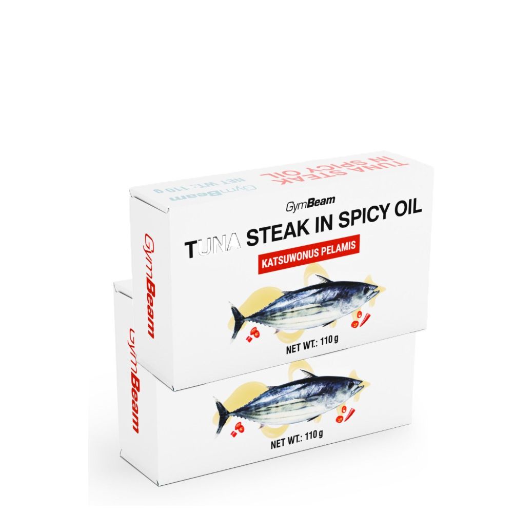 GYMBEAM - TONHAL STEAK FŰSZERES OLAJBAN - 2 X 110 G