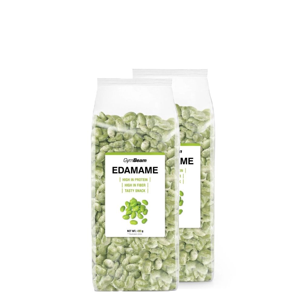 GYMBEAM - EDAMAME - PÖRKÖLT SÓZOTT SZÓJABAB - 2 X 400 G