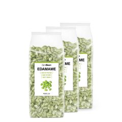 GYMBEAM - EDAMAME - PÖRKÖLT SÓZOTT SZÓJABAB - 3 X 400 G