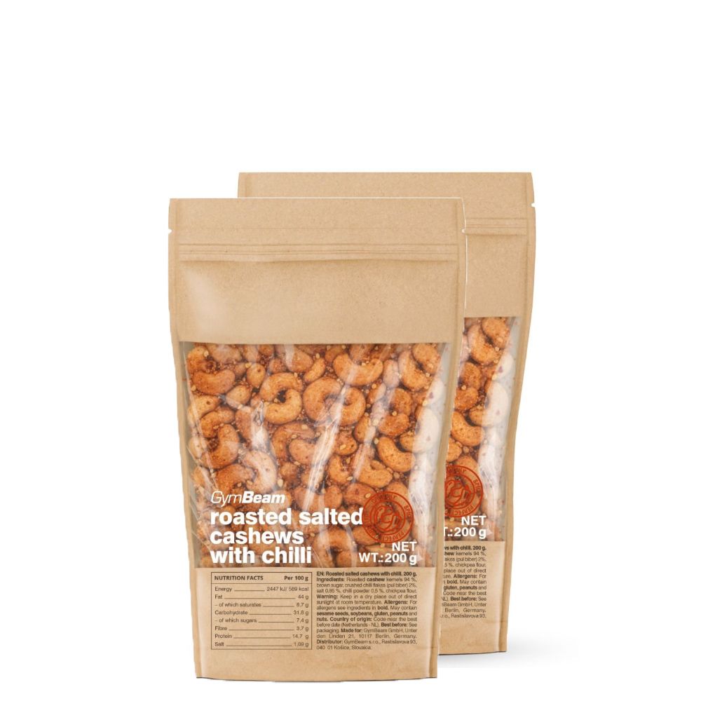 GYMBEAM - PÖRKÖLT, SÓS KESÚDIÓ CHILIVEL - 2 X 200 G