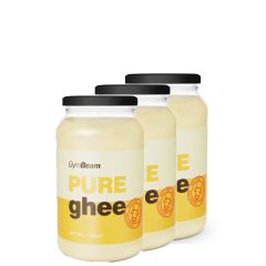 GYMBEAM - PURE GHEE - KONCENTRÁLT TISZTÍTOTT VAJZSÍR - 3 X 1000 ML