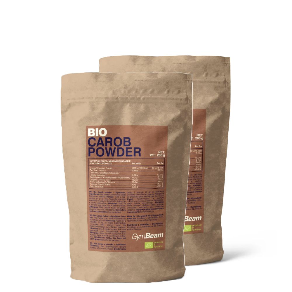 GYMBEAM - BIO KAROBPOR - 2 X 200 G