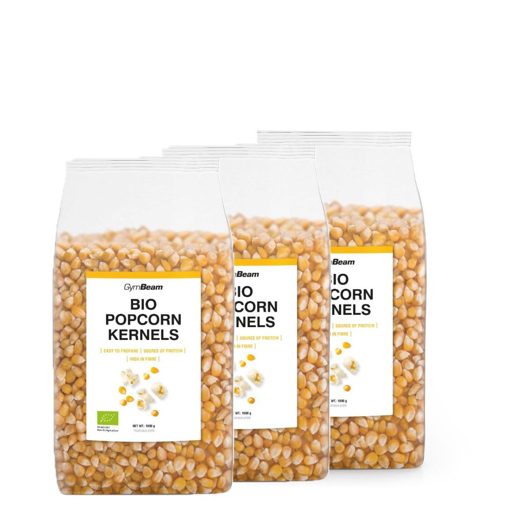 GYMBEAM - BIO PATTOGATNI VALÓ KUKORICA - 3 X 1000 G