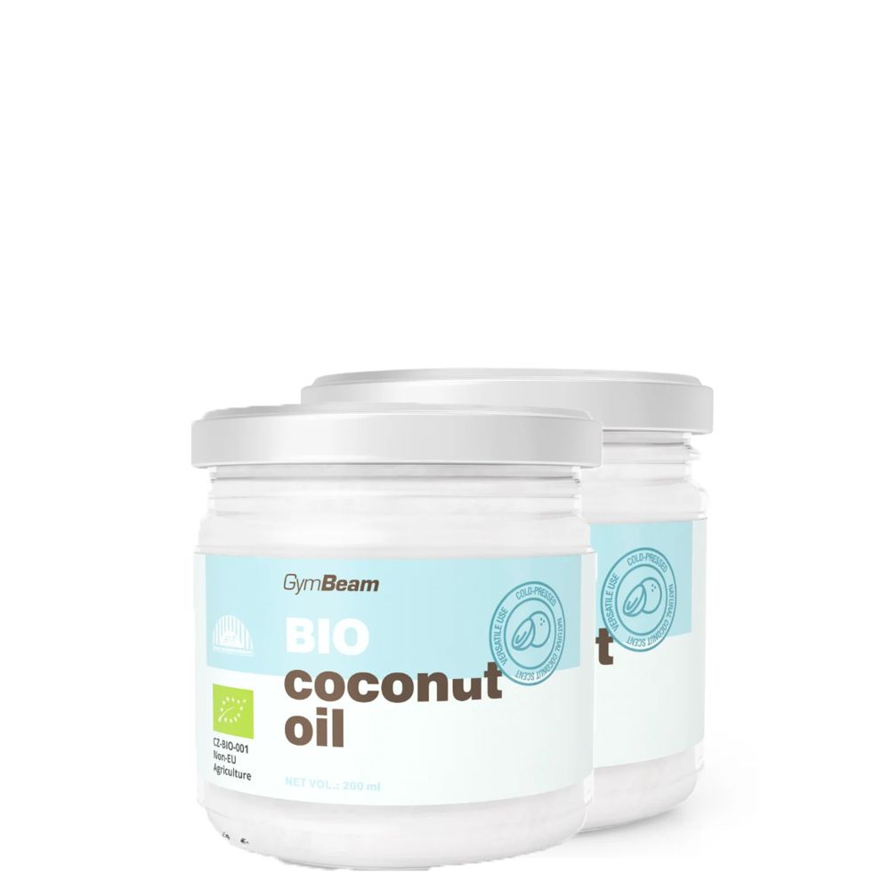 GYMBEAM - BIO SZŰZ KÓKUSZOLAJ - 2 X 200 ML