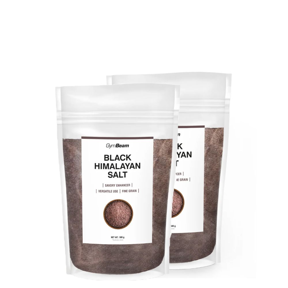 GYMBEAM - HIMALÁJAI FEKETE SÓ - FINOM - 2 X 500 G