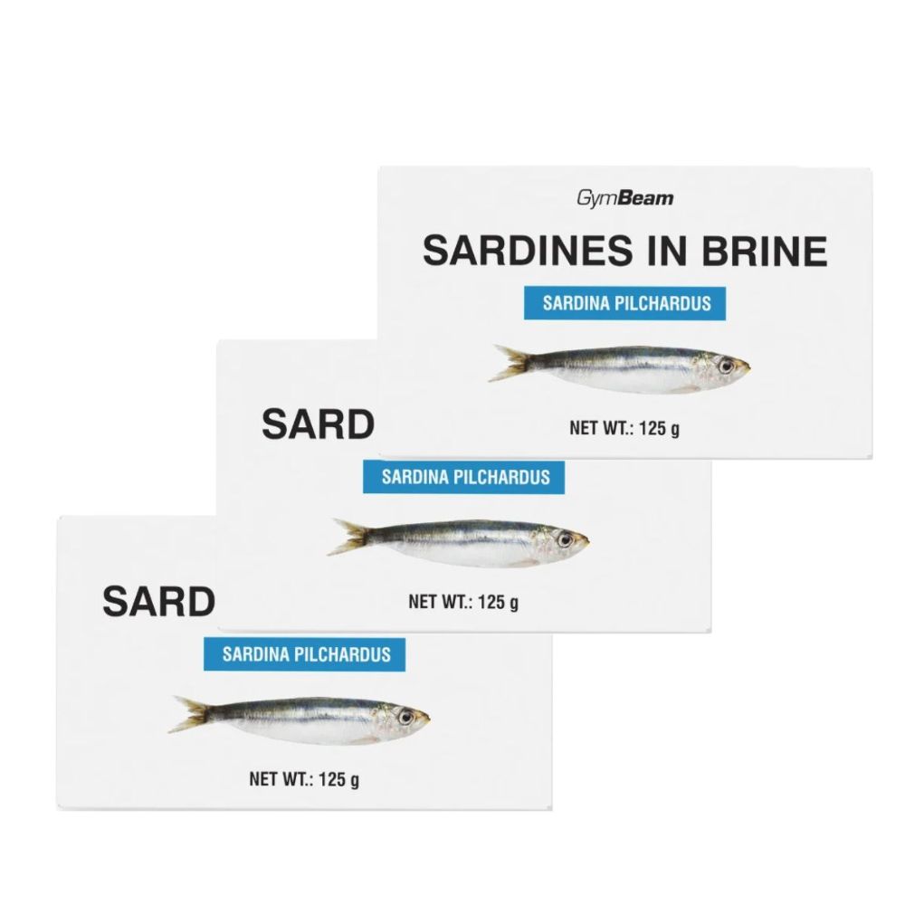 GYMBEAM - SZARDÍNIA SÓS LÉBEN - 3 X 125 G