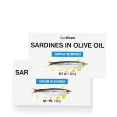 GYMBEAM - SZARDÍNIA OLÍVAOLAJBAN - 2 X 125 G