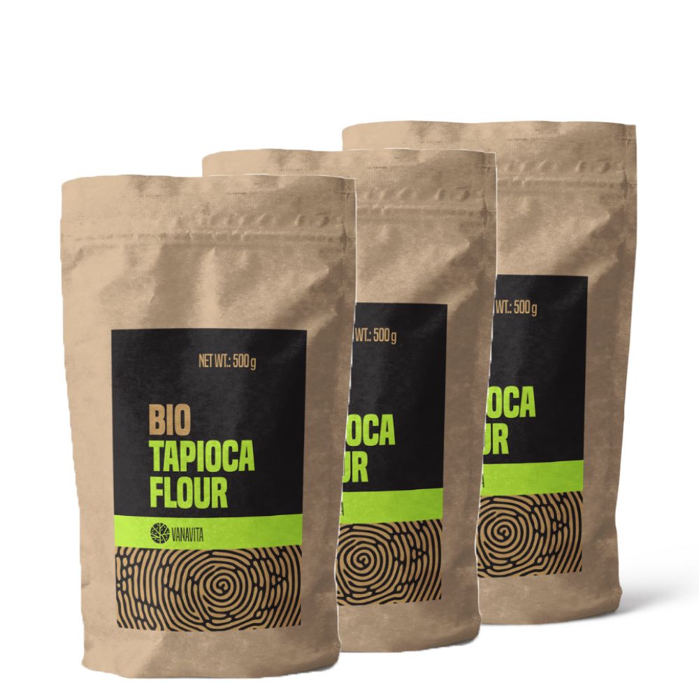 VANAVITA - BIO TÁPIÓKA LISZT - 3 X 500 G