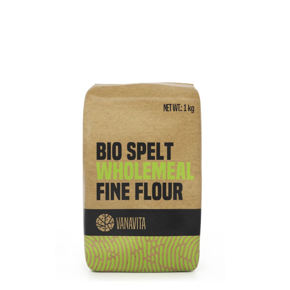 VANAVITA - BIO TELJES KIŐRLÉSŰ TÖNKÖLYBÚZA FINOMLISZT - 1000 G