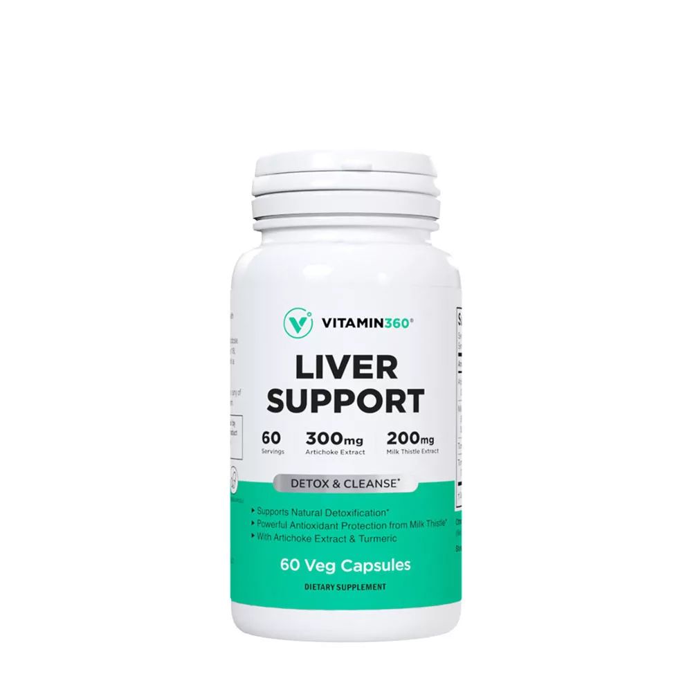 VITAMIN360 - LIVER SUPPORT WITH ARTICHOKE & MILK THISTLE - 60 KAPSZULA