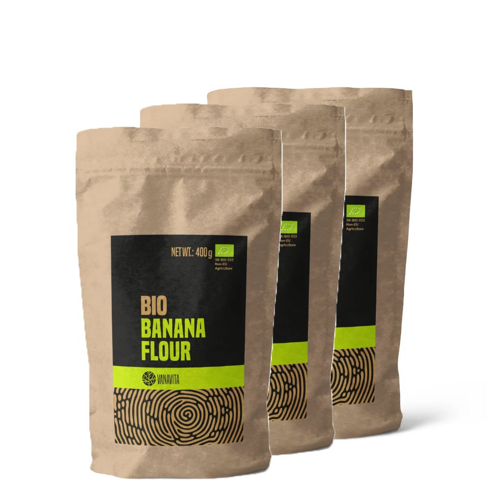VANAVITA - BIO BANÁNLISZT - 3 x 400 G