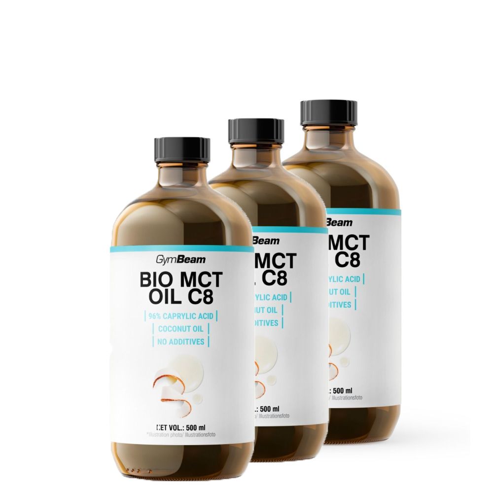 GYMBEAM - BIO MCT OLAJ C8 - 3 x 500 ML
