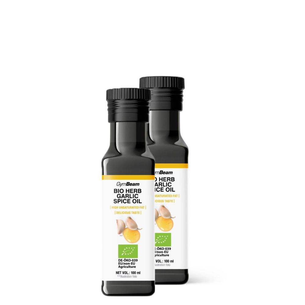 GYMBEAM - BIO GYÓGYNÖVÉNYES FOKHAGYMA FŰSZEROLAJ - 2 x 100 ML