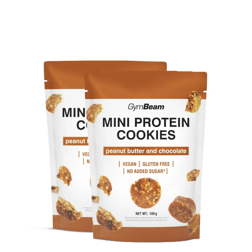 GYMBEAM - MINI PROTEIN COOKIES - 2 x 100 G