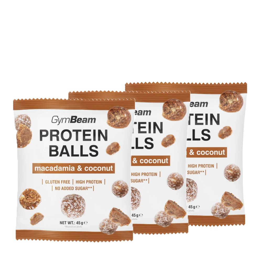 GYMBEAM - PROTEIN BALLS - 3 x 45 G