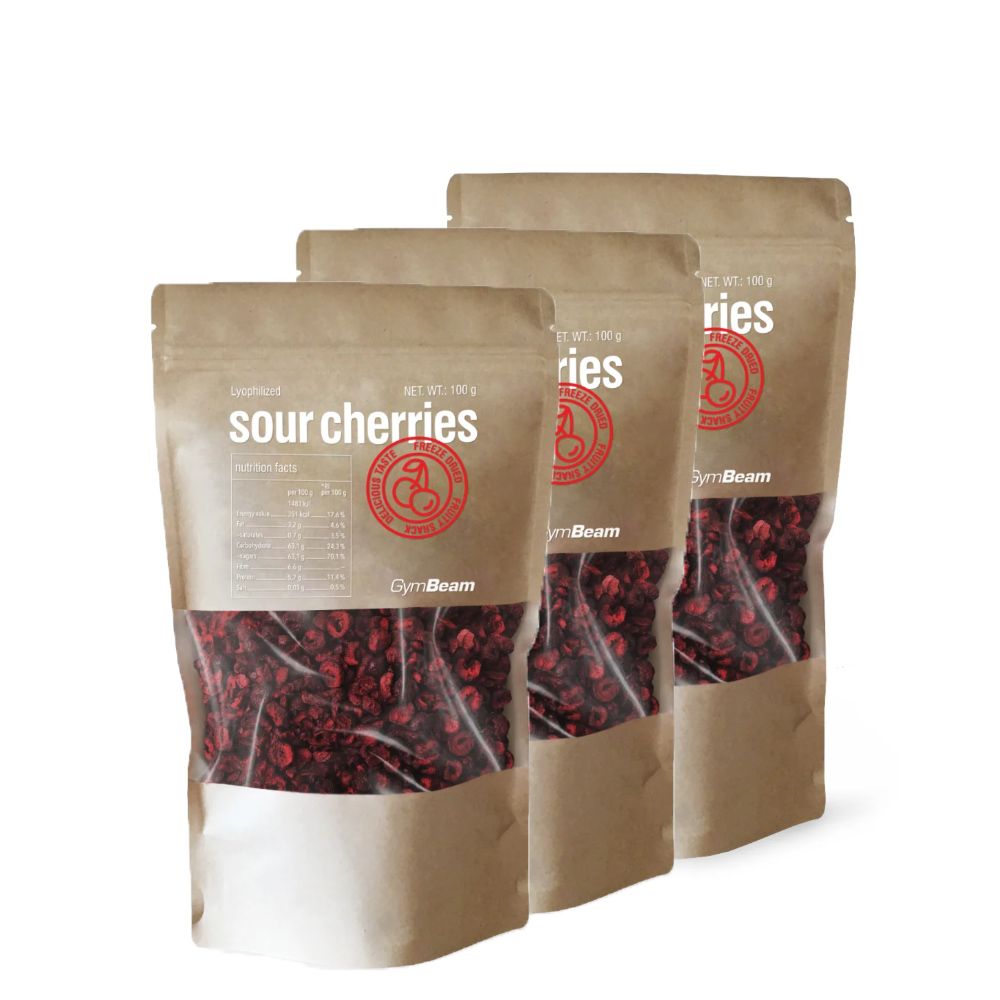 GYMBEAM - LIOFILIZÁLT MEGGY - 3 X 100 G