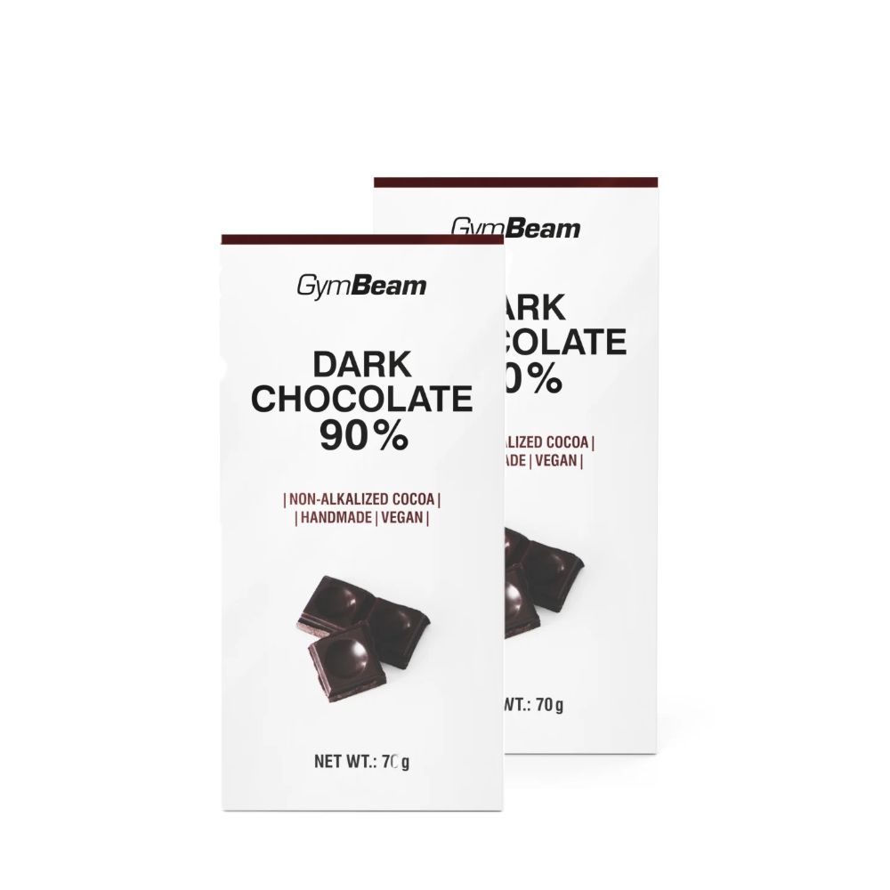 GYMBEAM - 90%-OS ÉTCSOKOLÁDÉ - 2 X 70 G