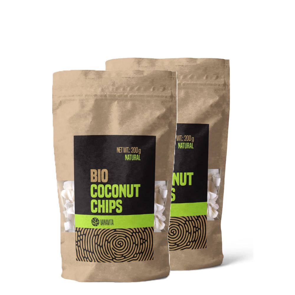 VANAVITA - BIO KÓKUSZCHIPS - 2 X 200 G