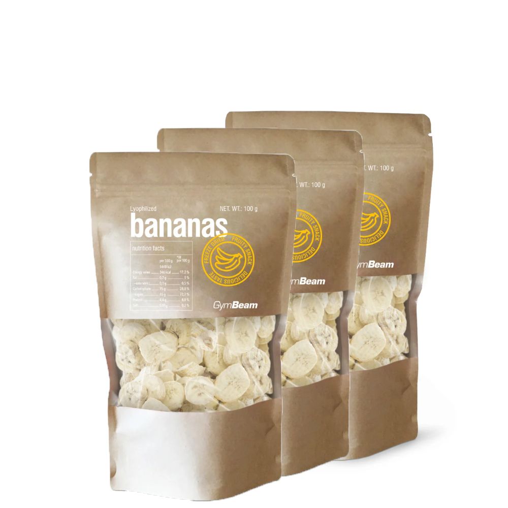 GYMBEAM - LIOFILIZÁLT BANÁN - 3 X 100 G