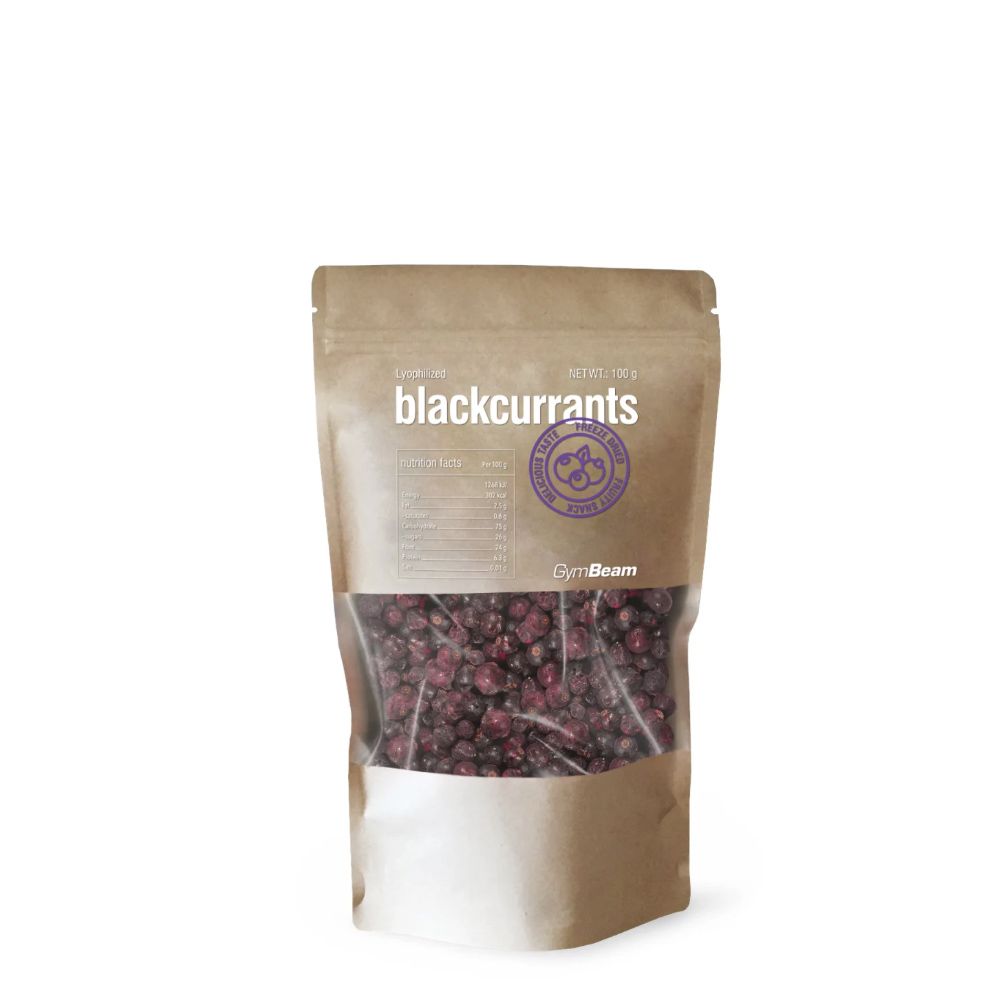 GYMBEAM - LIOFILIZÁLT FEKETE RIBIZLI - 100 G