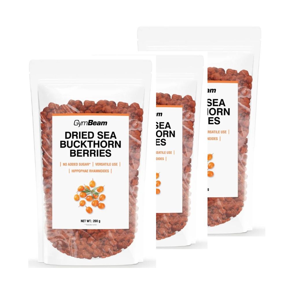 GYMBEAM - SZÁRÍRTOTT HOMOKTÖVIS BOGYÓ - 3 X 200 G