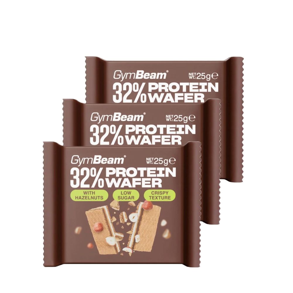GYMBEAM - 32% PROTEIN WAFER - 3 X 25 G