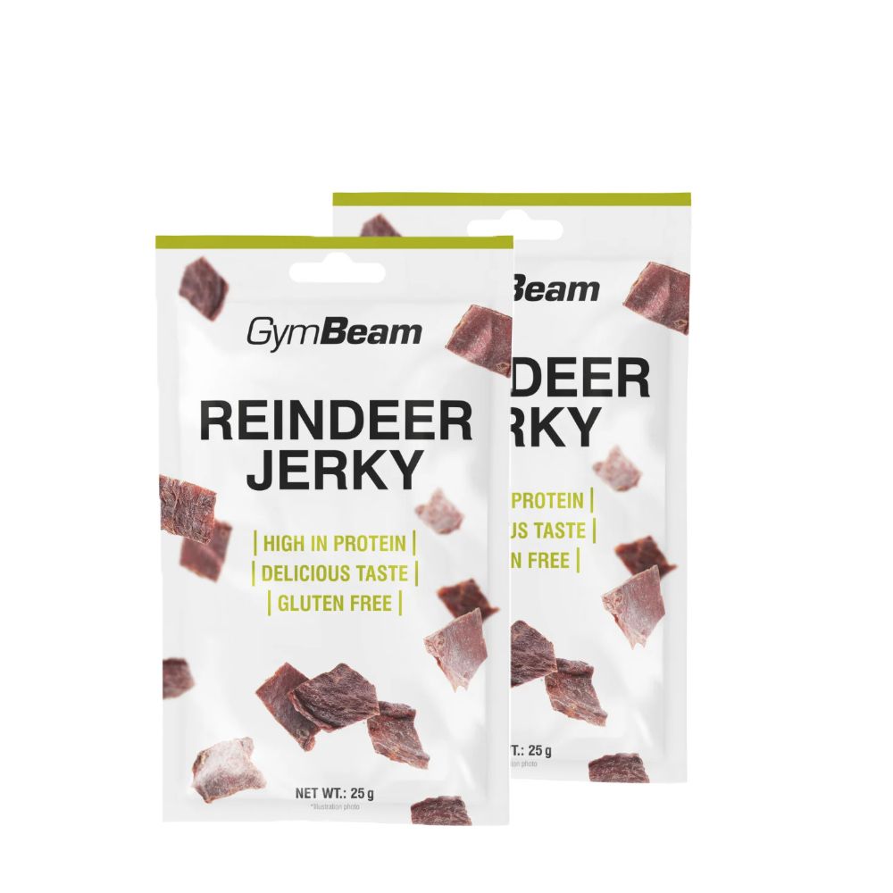 GYMBEAM - REINDEER JERKY - 2 X 25 G