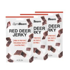 GYMBEAM - RED DEER JERKY - 3 X 25 G