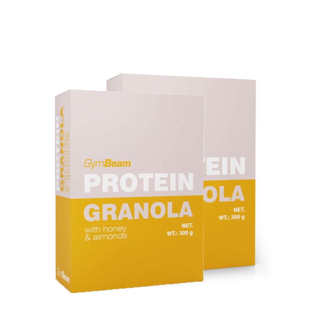 GYMBEAM - MÉZES MANDULÁS FEHÉRJÉS GRANOLA - 2 X  300 G