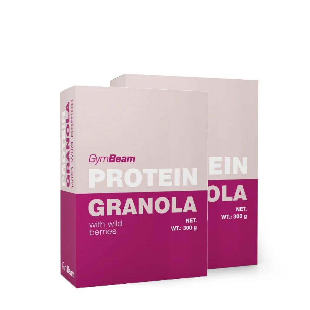 GYMBEAM - FEHÉRJÉS GRANOLA ERDEI GYÜMÖLCCSEL - 2 X 300 G