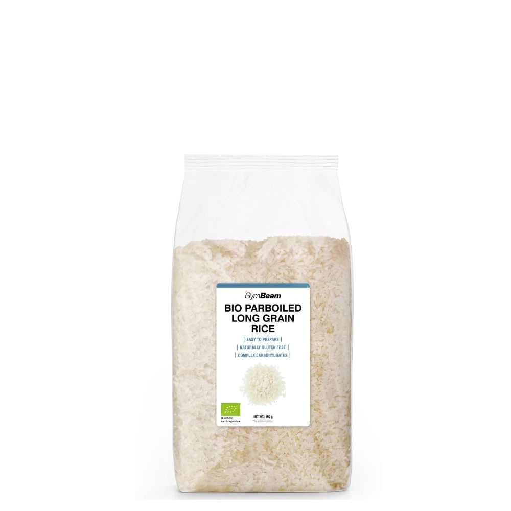 GYMBEAM - BIO PARBOILED - HOSSZÚSZEMŰ RIZS - 500 G