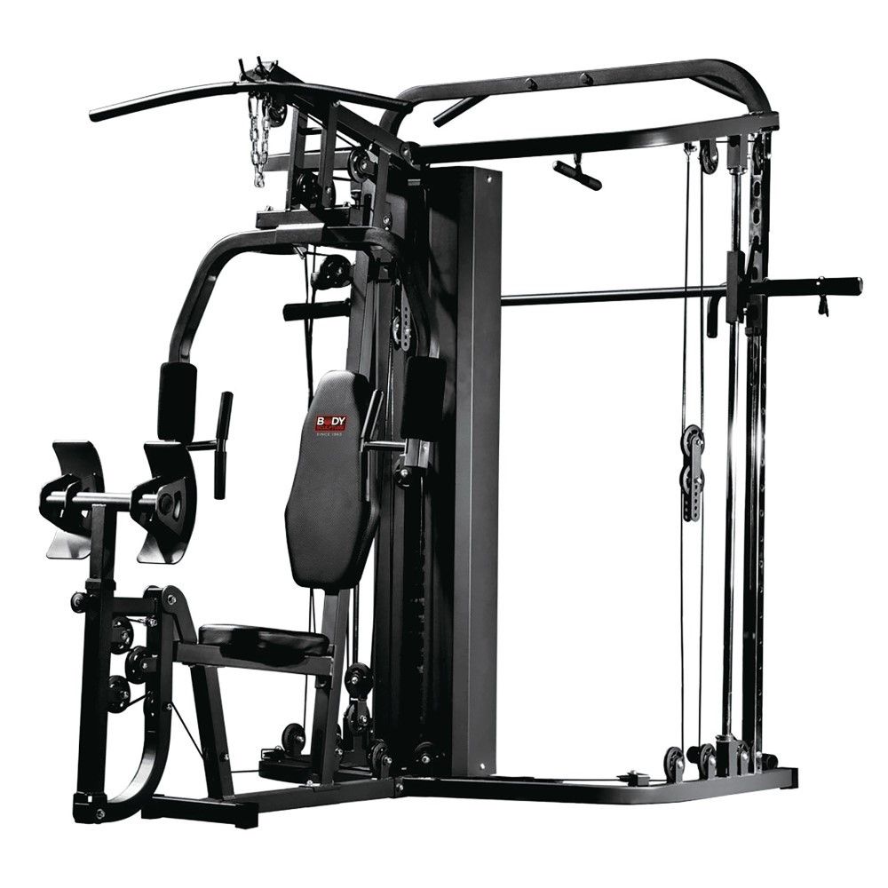 BODY SCULPTURE - MULTIFUNCIÓS EDZŐÁLLOMÁS ERŐKERETTEL, 63 KG LAPSÚLLYAL