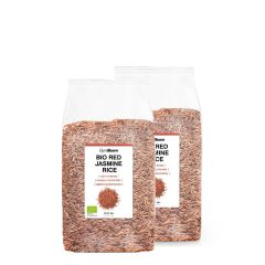 GYMBEAM - BIO VÖRÖS JÁZMINRIZS - HÁNTOLATLAN - 2 X 500 G