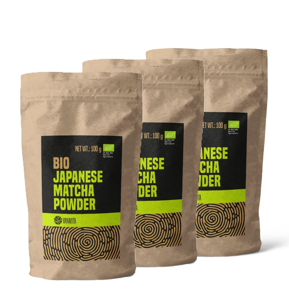 VANVITA - BIO JAPÁN MATCHA POR - 3 X 100 G