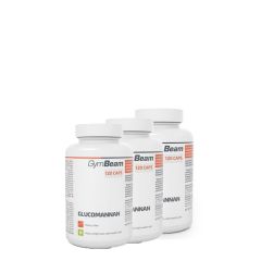 GYMBEAM - GLUCOMANNAN DIETARY FIBER - GLÜKOMANNÁN ÉLELMI ROST - 3  X 120 TABLETTA