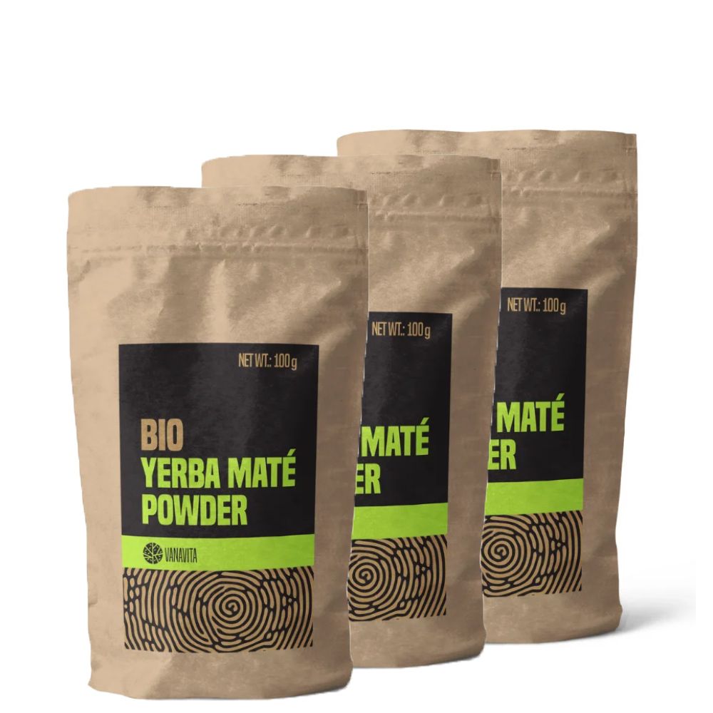 VANAVITA - BIO YERBA MATÉ POR - 3 X 100 G