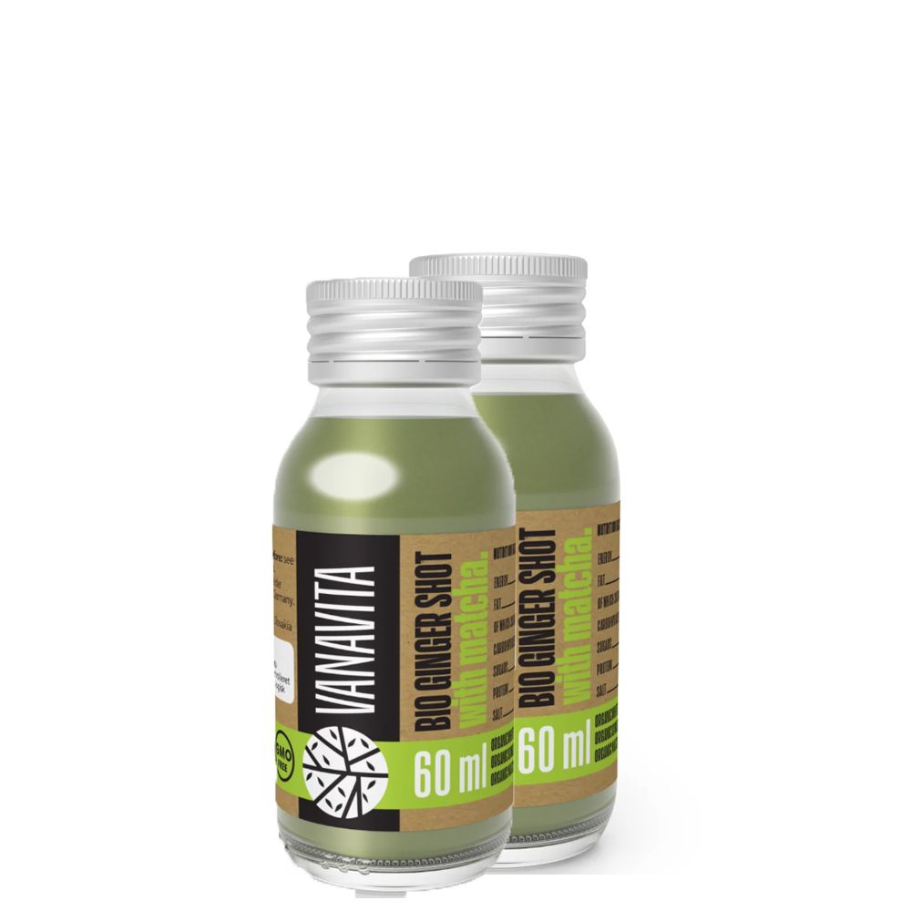 VANAVITA - BIO GYÖMBÉR SHOT MATCHÁVAL - 2 X 60 ML